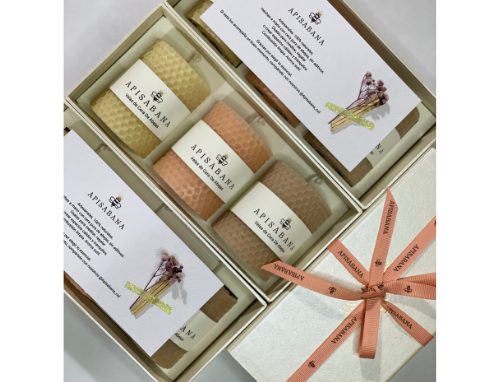 Set Premium x3 Velas Panal