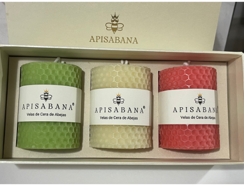 Set Premium x3 Velas Panal